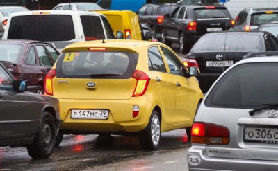 Пробки в Московском районе Калининграда