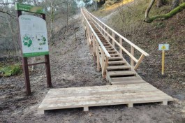 На Куршской косе завершили реконструкцию лестницы на &laquo;Высоте Мюллера&raquo;