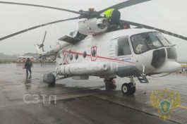Вертолёт с пассажирами совершил посадку в «Храброво» из-за сработавшей сигнализации