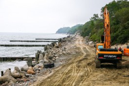 Для строительства берегоукреплений в Светлогорске закроют пляж от нового променада в сторону Пионерского