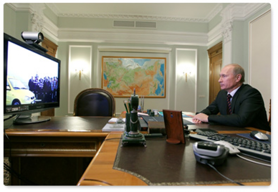 Владимир Путин пообщается с Калининградом в режиме видеоконференции