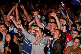 За время Euro-2012 фан-зону у Дома Советов посетило более 16 тысяч человек