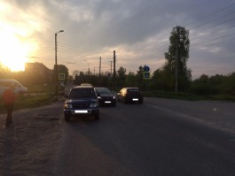 На улице Емельянова в Калининграде водитель «Митсубиси» сбил пешехода