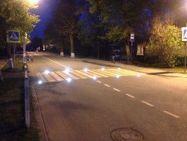 Ещё три пешеходных перехода в Зеленоградске оборудуют подсветкой