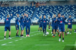 Сборная Швеции по футболу провела тренировку в Калининграде (фото)