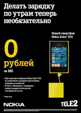 Tele2 предлагает смартфоны Nokia по специальной цене и дарит подарки