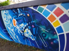 В сквере на проспекте Мира в Калининграде появится «космическое» графити