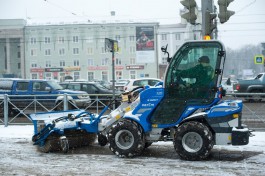 На уборку улиц Калининграда от снега направили 58 машин