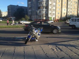 В ДТП на улице Гайдара в Калининграде пострадал 61-летний мотоциклист