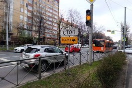 В Калининграде приостановили реконструкцию перекрёстка улиц Невского и Дадаева