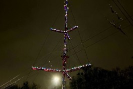 На новогодних праздниках в Калининграде подсветят телебашню на Советском проспекте
