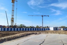 На улице Благовещенской в Калининграде началось строительство детского сада