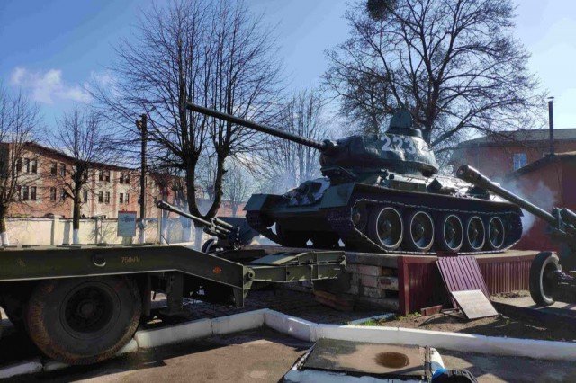 В Калининграде танк Т-34 1943 года отправят на ремонт перед участием в Параде Победы