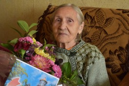 Ветеран из Приморска Нина Трубачева отмечает столетний юбилей