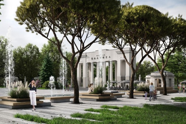 Главгосэкспертиза одобрила проект реконструкции площади с фонтаном перед стадионом «Балтика»