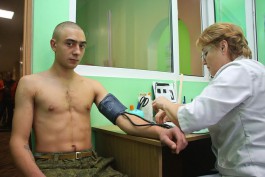 В Калининграде по состоянию здоровья от службы освобождаются 10-12% призывников