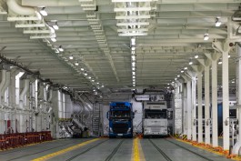 Перевозка грузов на паромной линии в Калининградскую область снизилась на 15%