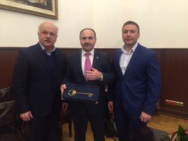Сергей Лютаревич стал почётным гражданином польского Кентшина