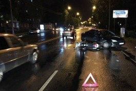 В ДТП на улице Невского в Калининграде пострадал мотоциклист