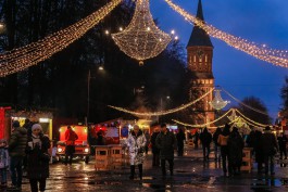В новогодние праздники остров Канта в Калининграде посетило более 200 тысяч человек 