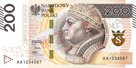 Нацбанк Польши вводит в оборот новые купюры номиналом в 200 злотых