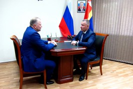 Николай Цуканов встретился с врио губернатора Евгением Зиничевым