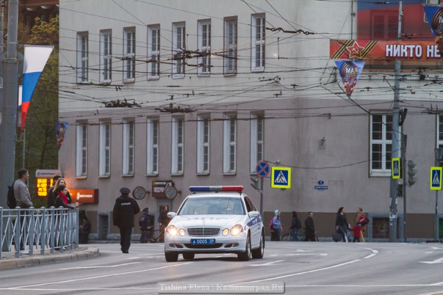 Вечером в центре Калининграда перекроют движение из-за репетиции парада