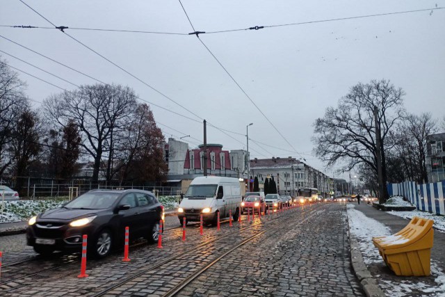 Власти заказывают проект ремонта участка Ленинского проспекта с переносом трамвайных путей