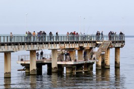 В следующем году в Зеленоградске планируют покрасить опоры пирса