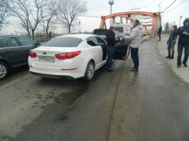 На улице Киевской в Калининграде столкнулись три автомобиля