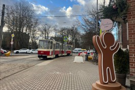 &laquo;Опять по шпалам&raquo;: как выглядят обновлённые трамвайные пути в районе улицы Бассейной в Калининграде (фото)