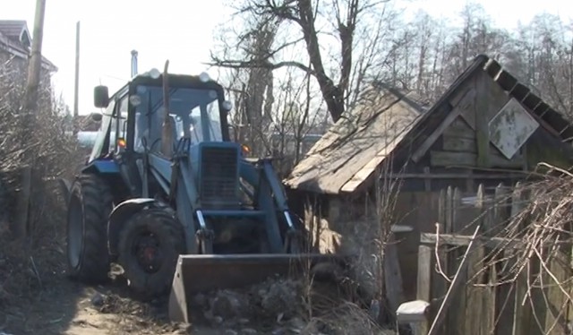 На территории Макс-Ашманн-парка в Калининграде снесли дом и сарай (видео)