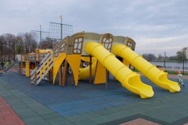 С начала года на обустройство детских площадок в Калининграде потратили 40 млн рублей (фото)
