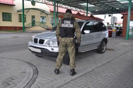 На границе с Польшей задержали угнанный в Калининграде BMW X5