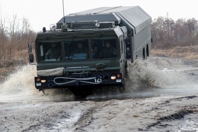 На побережье Балтийского моря провели тренировку по развёртыванию ракетных комплексов «Бастион»