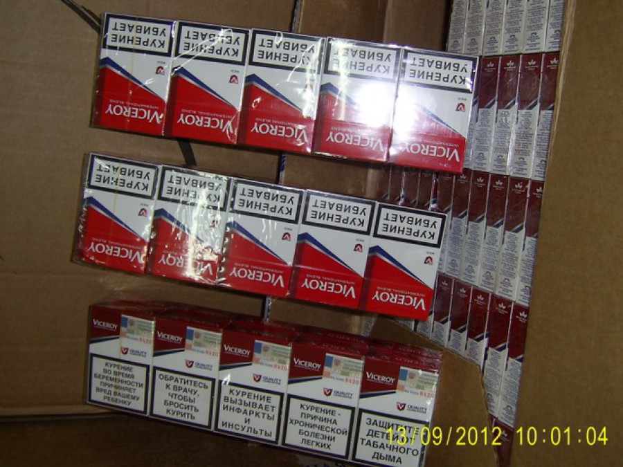 На пункте пропуска «Чернышевское» задержали 120 тысяч контрабандных сигарет 