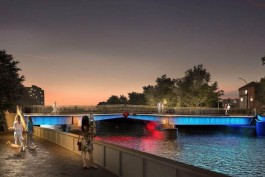 На архитектурную подсветку Деревянного и Медового мостов в Калининграде выделили 39,5 млн рублей