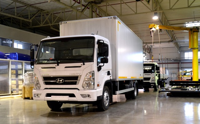 На калининградском заводе «Автотор» начали выпускать грузовики Hyundai Mighty