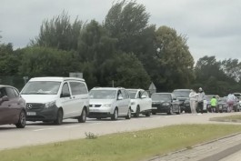На въезде в Калининградскую область из Польши образовались огромные пробки