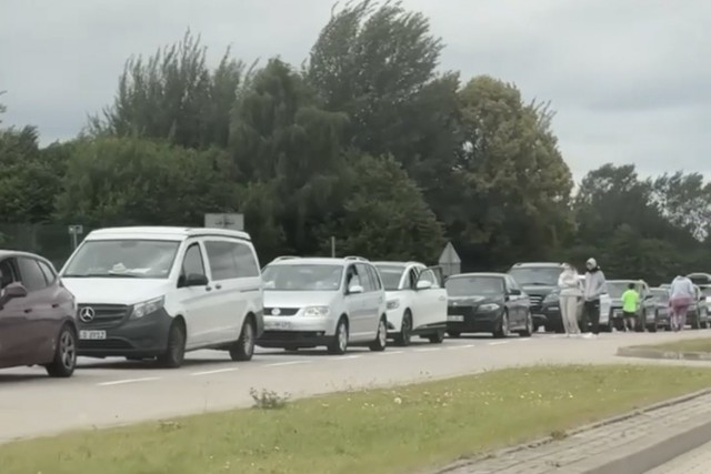 На въезде в Калининградскую область из Польши образовались огромные пробки