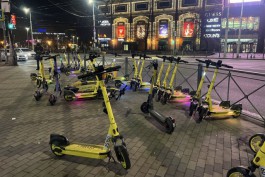 В центре Калининграда ограничили движение арендных самокатов на время майских праздников