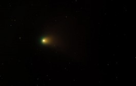 Калининградские астрономы опубликовали снимок кометы с зелёным хвостом