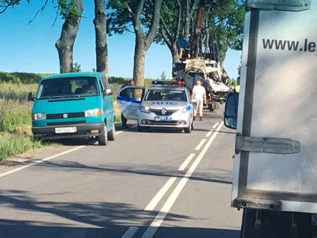 УМВД: В аварии со сгоревшим «Фольксвагеном» погибла 28-летняя водитель