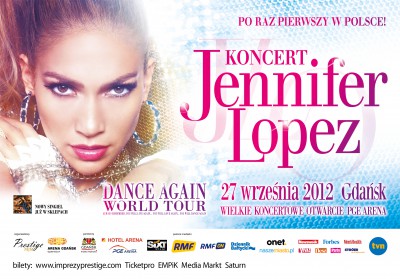 Дженнифер Лопес выступит на стадионе PGE ARENA в Гданьске!