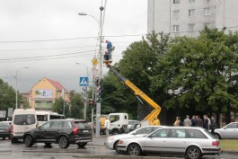 В Калининграде начали установку камер для борьбы с нарушителями ПДД