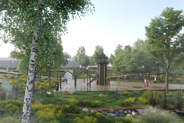 Проект благоустройства парка вдоль реки в Светлогорске получил положительное заключение экспертизы