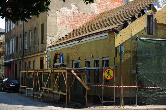 В Черняховске отремонтируют 11 немецких домов в старом квартале (фото)
