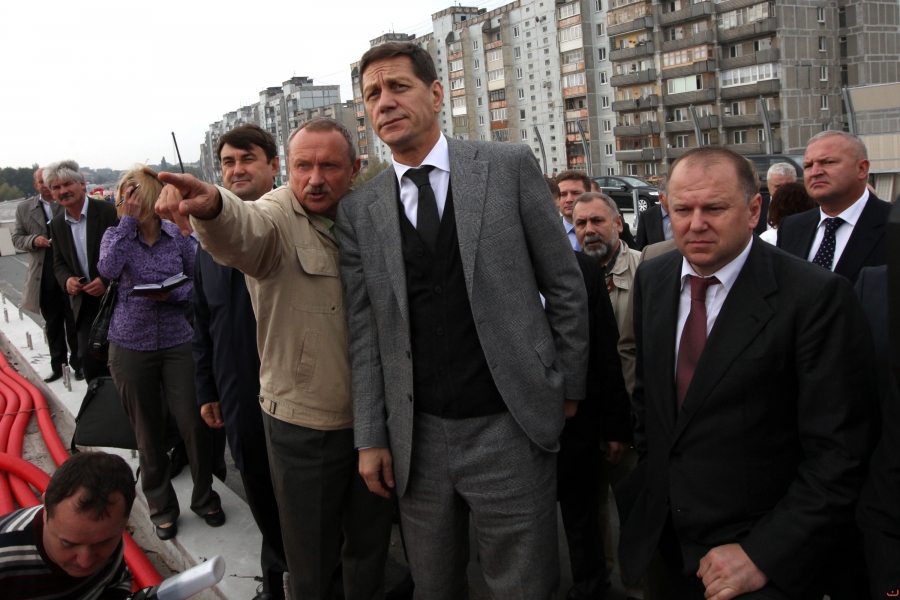 А. Жуков во время очередного визита в Калининград