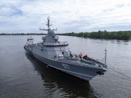 Малый ракетный корабль «Советск» провёл стрельбы в Балтийском море