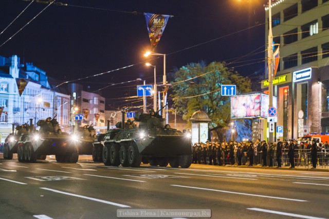 На площади Победы в Калининграде пройдут три репетиции парада в честь 9 Мая